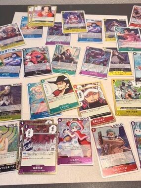 Onepiece Character Trading Cards - Blue, Purple, Pink, Green, Yellow,‎ White